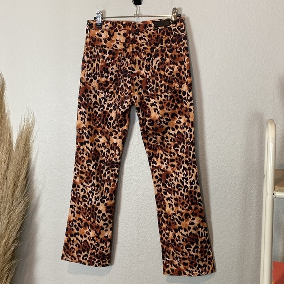 AG jeans jodi crop leopard print - Picture 6 of 7